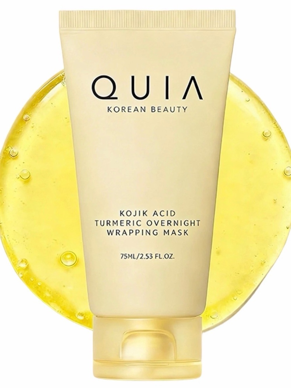 QUIA Turmeric + Kojic Acid Overnight Wrapping Mask – Hydration Mask
